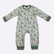 Load image into Gallery viewer, Aqua Mallard Romper
