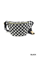 Load image into Gallery viewer, Checkered Waist Crossbody Sling Bag
