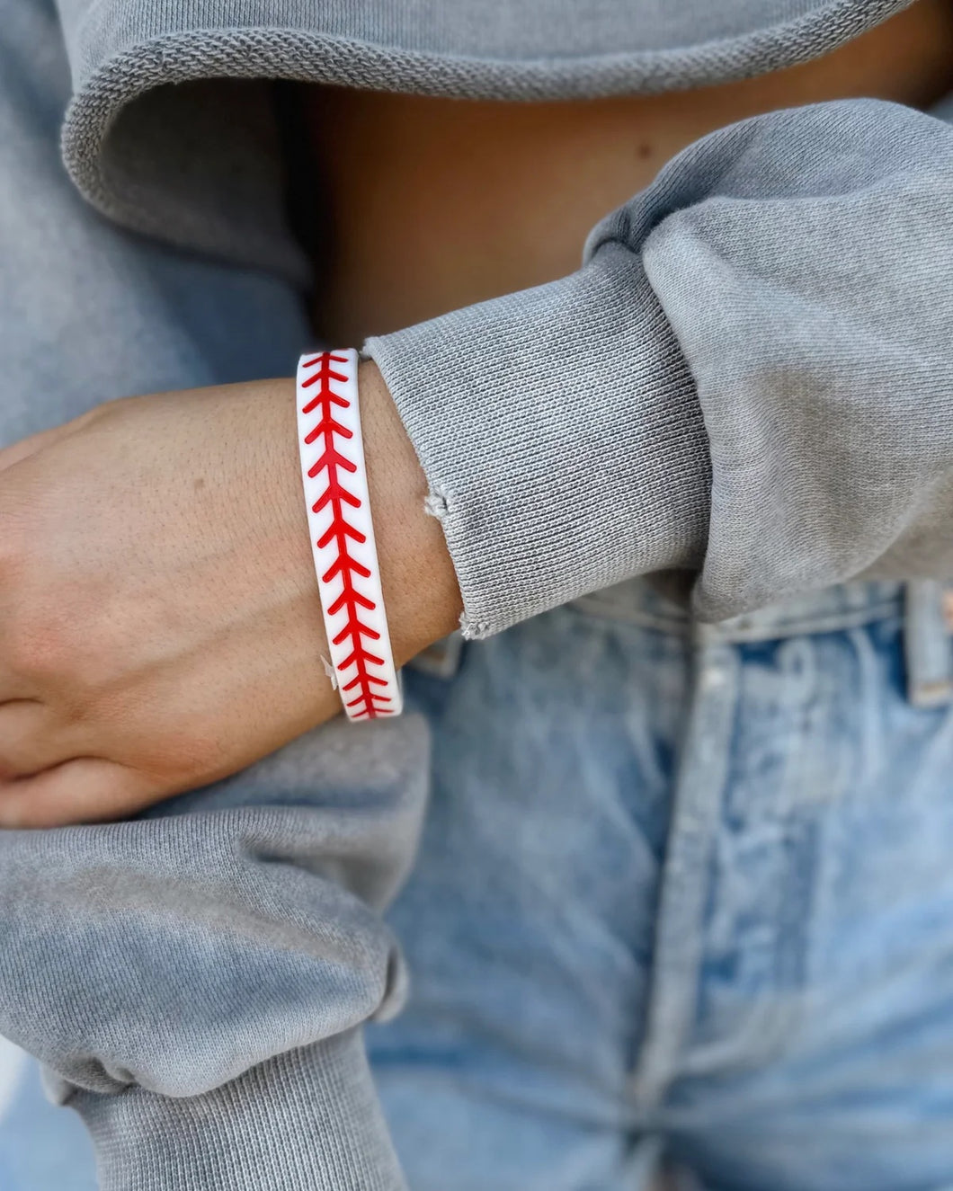 Baseball Silicone Bracelet