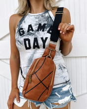 Load image into Gallery viewer, Basketball Sling Back Crossbody Purse
