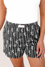Load image into Gallery viewer, Bows and Goals Boxer Shorts - Black
