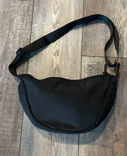 Load image into Gallery viewer, Black Nylon Crossbody Bag
