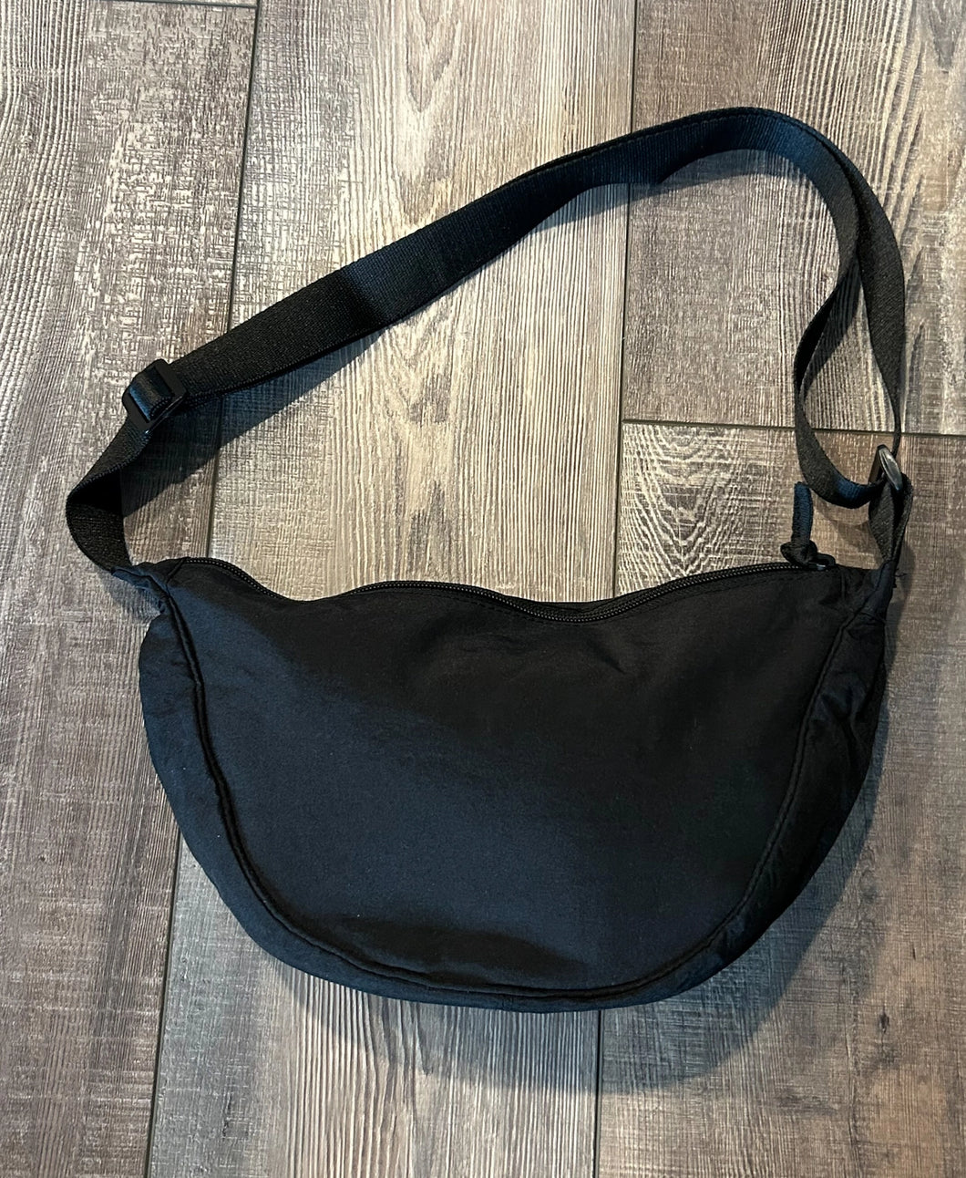 Black Nylon Crossbody Bag
