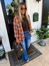 Load image into Gallery viewer, Plaid Blazer - Rust
