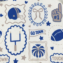 Load image into Gallery viewer, Blue Go Team Romper

