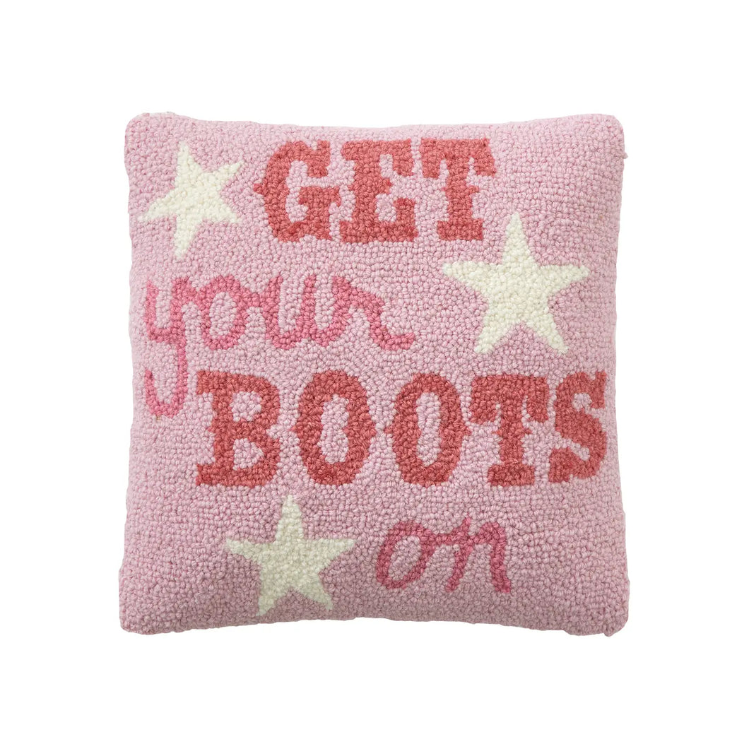 Get Your Boots on Pillow