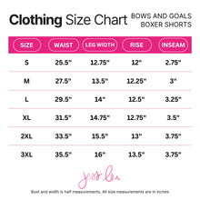 Load image into Gallery viewer, Bows and Goals Boxer Shorts - Black
