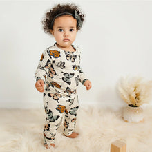 Load image into Gallery viewer, Butterfly Bamboo Toddler Two-Piece Pajamas
