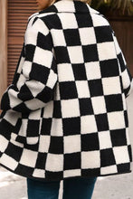 Load image into Gallery viewer, Checkered Fleece Jacket
