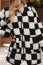 Load image into Gallery viewer, Checkered Fleece Jacket
