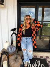 Load image into Gallery viewer, Checkered Cloud Cardigan
