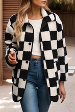 Load image into Gallery viewer, Checkered Fleece Jacket
