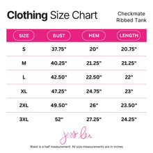 Load image into Gallery viewer, Checkmate Ribbed Tank - Blue
