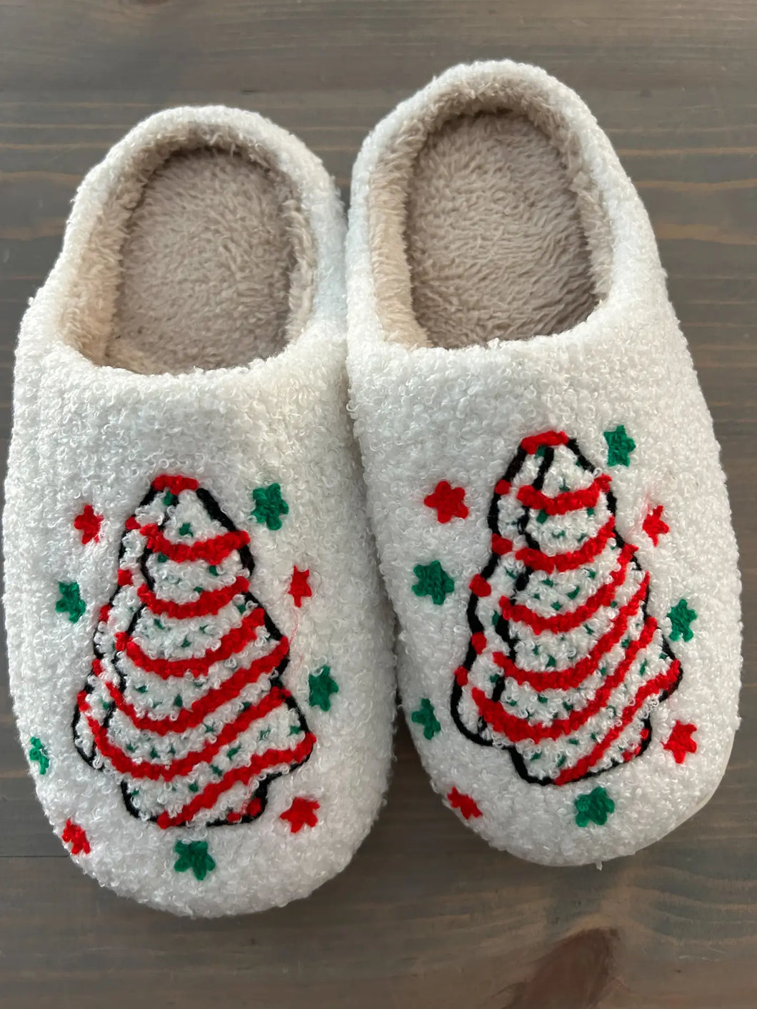 Christmas Tree Cake Slipper