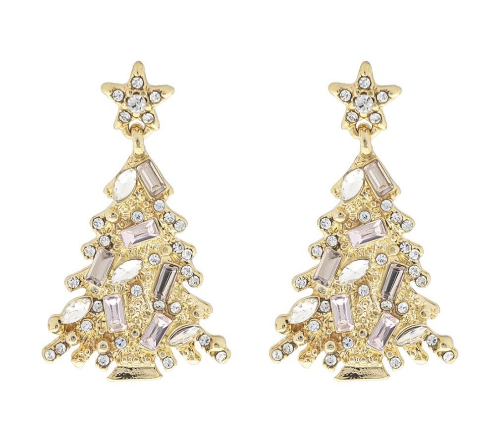 Crystal Tree Earrings