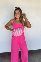 Load image into Gallery viewer, PInk Cooper Ribbed Romper
