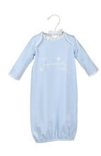 Load image into Gallery viewer, Blue Bamboo Sack Gown &amp; Cap
