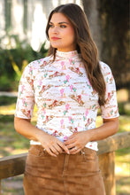 Load image into Gallery viewer, Kora Mesh Top - Desert Darling
