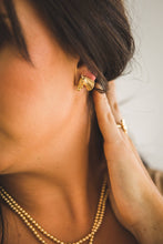 Load image into Gallery viewer, Gold Plated Horse Head Stud Earrings
