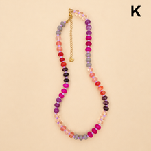 Load image into Gallery viewer, Natural Stone Semi-Precious Glass Mixed Necklace
