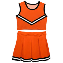 Load image into Gallery viewer, Orange &amp; Black Cheerleader Set
