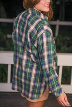 Load image into Gallery viewer, Lola Flannel Tunic Top - Green
