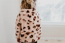 Load image into Gallery viewer, Fur Pink Leopard Jacket with Ears
