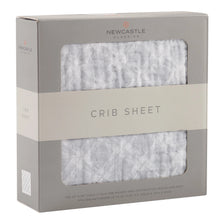 Load image into Gallery viewer, Glacier Grey Plaid Crib Sheet
