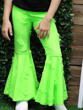 Load image into Gallery viewer, Lime Green Distressed Bells
