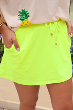 Load image into Gallery viewer, Solid Neon Yellow Skort
