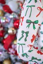 Load image into Gallery viewer, Keigan Mesh Top - Christmas Bows
