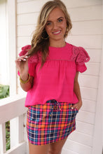 Load image into Gallery viewer, Kimber Eyelet Top - Pink

