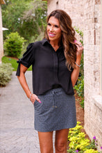 Load image into Gallery viewer, Lainey Tie Sleeve Top - Black
