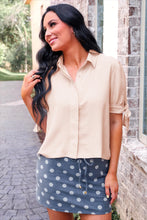 Load image into Gallery viewer, Lainey Tie Sleeve Top - Ivory
