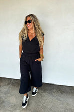 Load image into Gallery viewer, Black Laura Crop Pant Set
