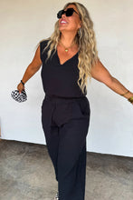 Load image into Gallery viewer, Black Laura Crop Pant Set
