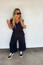Load image into Gallery viewer, Black Laura Crop Pant Set
