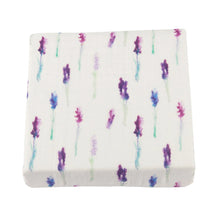 Load image into Gallery viewer, Lavender Bamboo Muslin Blanket
