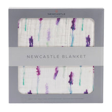 Load image into Gallery viewer, Lavender Bamboo Muslin Blanket
