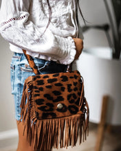 Load image into Gallery viewer, Kid's Leopard Fringe Purse
