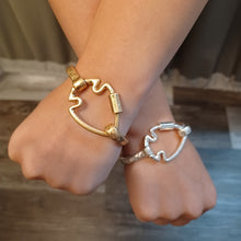 Load image into Gallery viewer, Matte Finish Arrowhead Cuff Bracelet
