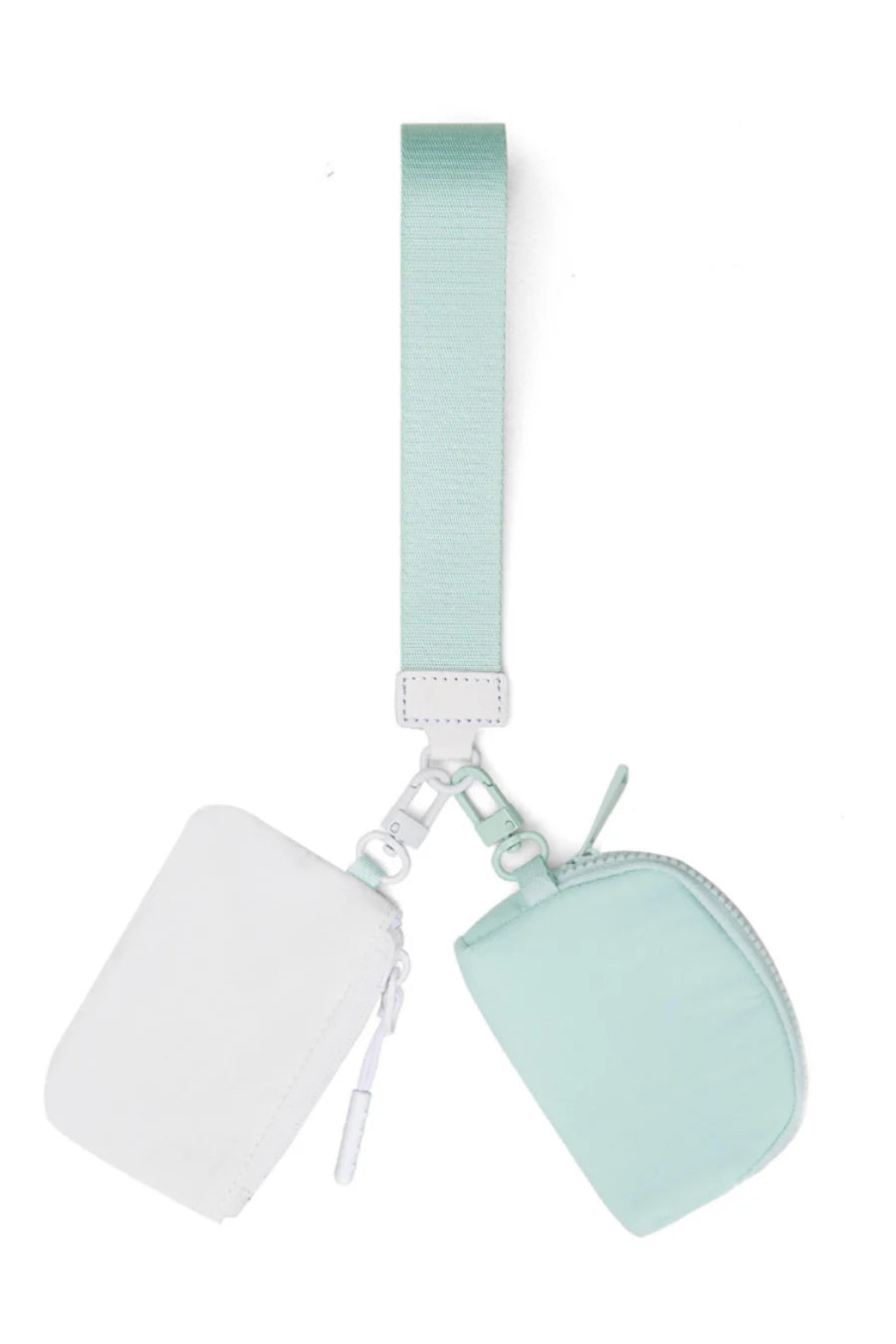 Double Pouch Wristlet - Mint