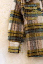 Load image into Gallery viewer, Mustard &amp; Tan Plaid Shacket
