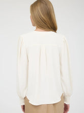 Load image into Gallery viewer, Necktie Smocked Cuff Top
