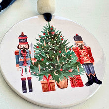 Load image into Gallery viewer, Nutcracker Watercolor Ornament
