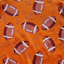 Load image into Gallery viewer, Orange Football Romper
