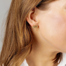 Load image into Gallery viewer, OSU Cowboys Enamel Stud Earrings
