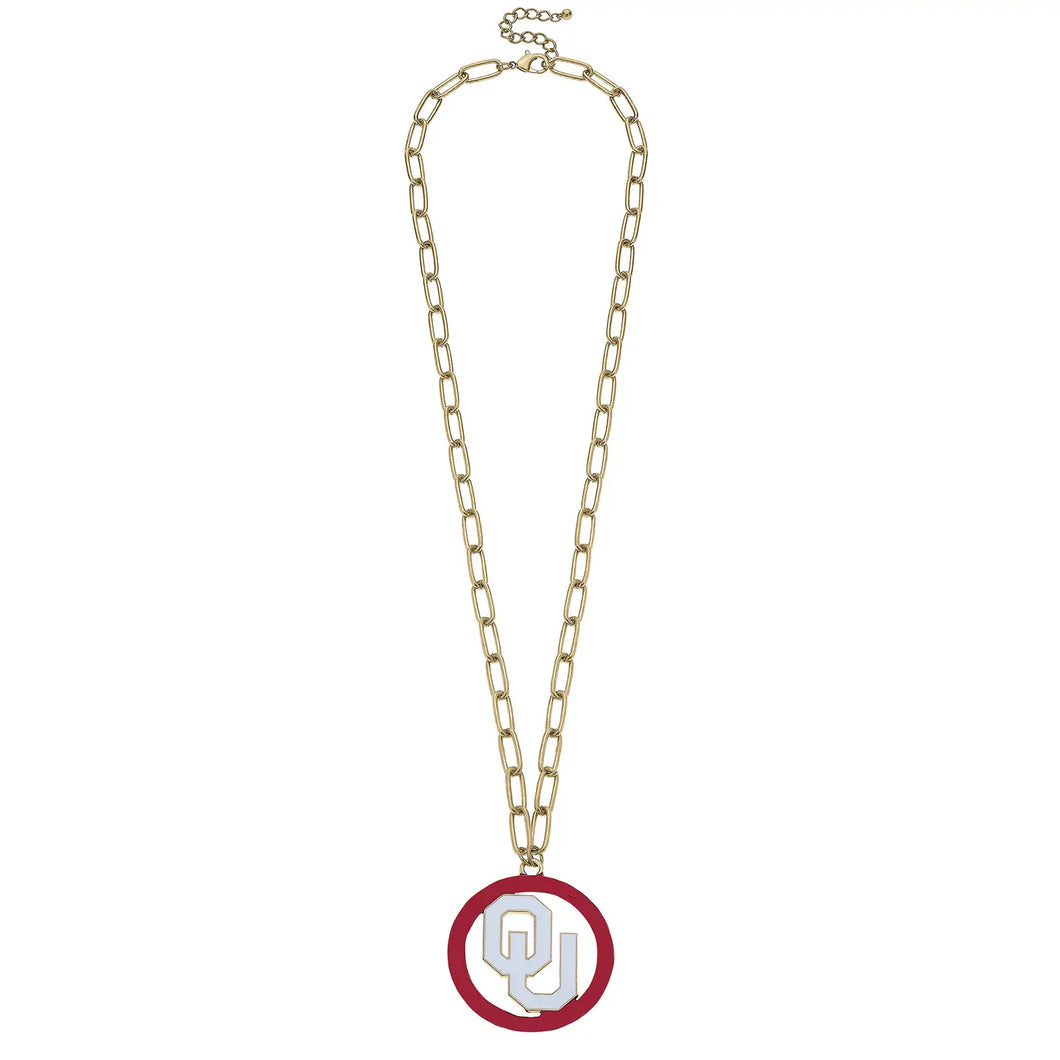 OU Medallion Necklace