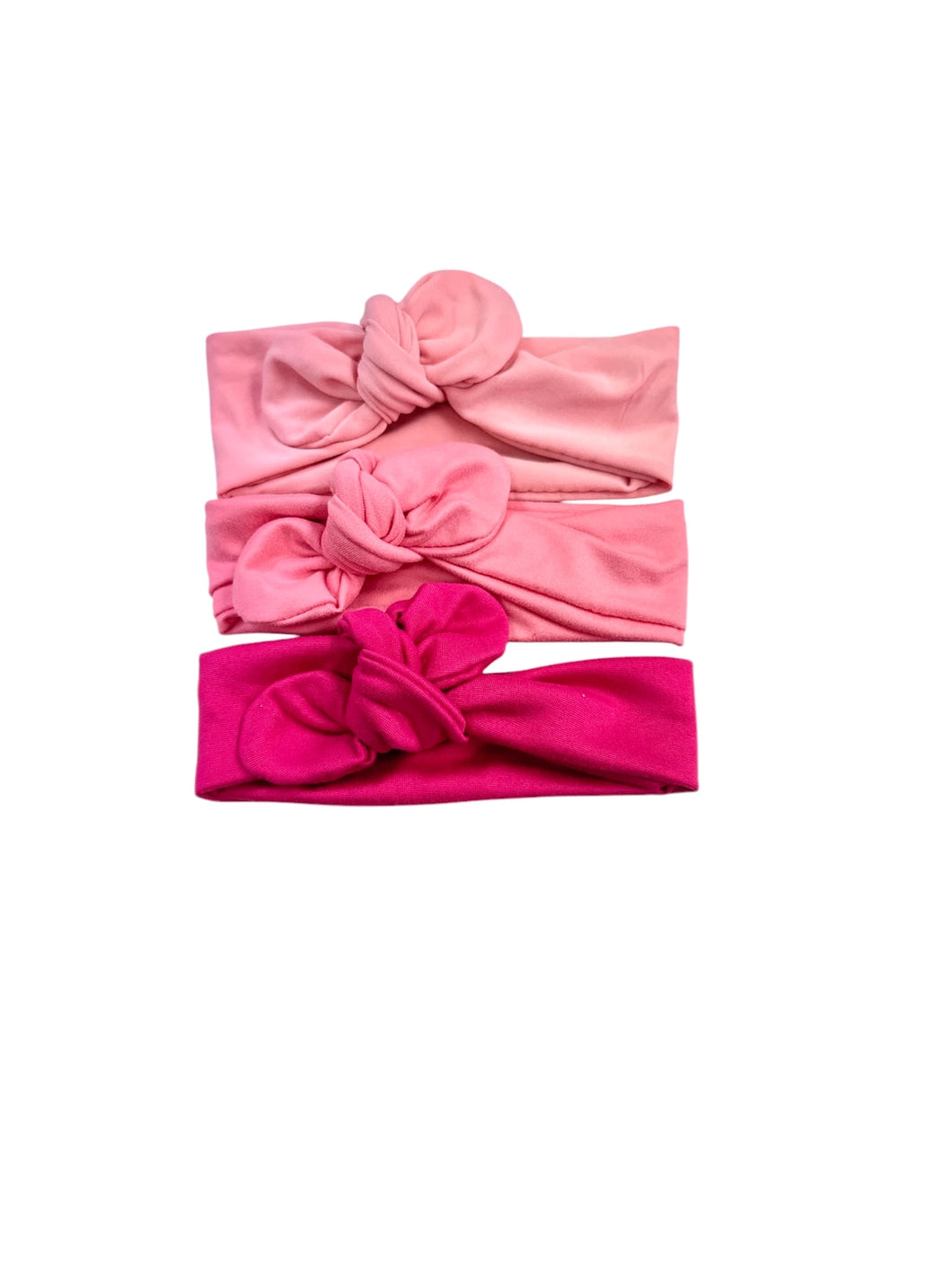 Knot Bow Headband - Hot Pink