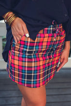 Load image into Gallery viewer, Patterned in Plaid Skort
